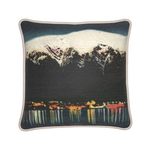 Load image into Gallery viewer, Alaska Juneau Territorial Evening Silk Pillow