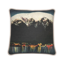Load image into Gallery viewer, Alaska Juneau Territorial Evening Silk Pillow