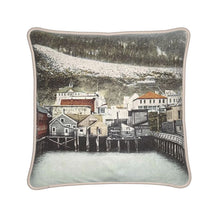 Load image into Gallery viewer, Alaska Douglas Waterfront Silk Pillow