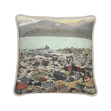 Load image into Gallery viewer, Alaska Juneau Downtown Lynn Canal Silk Pillow