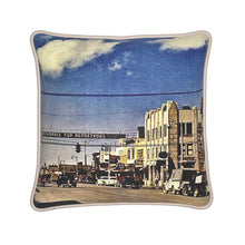 Load image into Gallery viewer, Alaska Anchorage Fur Rondy 1950s Silk Pillow