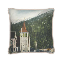 Load image into Gallery viewer, Alaska Ketchikan 1914 Silk Pillow
