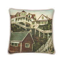 Load image into Gallery viewer, Alaska Ketchikan Residences 1914 Silk Pillow