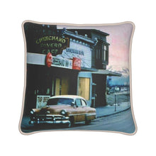 Load image into Gallery viewer, Alaska Anchorage Cheekako Tavern 1960s Silk Pillow