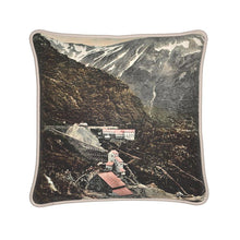 Load image into Gallery viewer, Alaska Mining Operation 1908 Silk Pillow