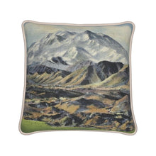Load image into Gallery viewer, Alaska Denali McKinley Altitude 20,300 Feet Silk Pillow