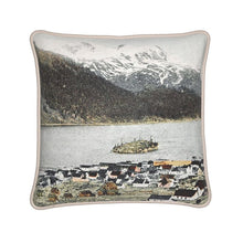 Load image into Gallery viewer, Alaska Douglas Channel View 1905 Silk Pillow