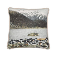 Load image into Gallery viewer, Alaska Douglas Channel View 1905 Silk Pillow