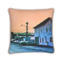 Load image into Gallery viewer, Alaska Nome Main Street City Hall 1960s Silk Pillow