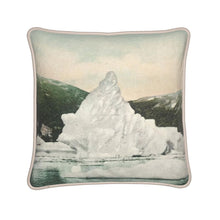 Load image into Gallery viewer, Alaska Juneau Taku Glacier Iceberg Silk Pillow