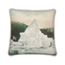 Load image into Gallery viewer, Alaska Juneau Taku Glacier Iceberg Silk Pillow