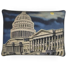 Indlæs billede til gallerivisning Washington DC US Capitol at Night Luxury Pillow
