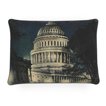 Indlæs billede til gallerivisning Washington DC Evening Capitol Luxury Pillow