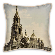 Load image into Gallery viewer, Europe Ukraine Kharkiv St Demetrius Silk Pillow
