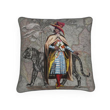 Load image into Gallery viewer, Asia Traditional Upper Class Arab Man/Persian Tiger Luxury Pillow