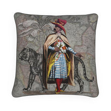 Load image into Gallery viewer, Asia Traditional Upper Class Arab Man/Persian Tiger Luxury Pillow