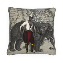 Load image into Gallery viewer, Asia Traditional Thai-Siamese Man/Elephant Luxury Pillow