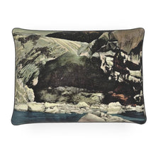 Load image into Gallery viewer, Alaska Juneau Mendenhall Glacier Ice Cave Luxury Pillow