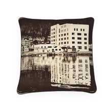 Load image into Gallery viewer, Alaska Ketchikan Waterfront Luxury Pillow