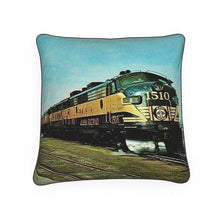 Indlæs billede til gallerivisning Alaska Railroad Streamliner Aurora Luxury Pillow