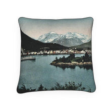 Indlæs billede til gallerivisning Alaska Sitka & Mt Edgecumbe Steamship 1910 Luxury Pillow