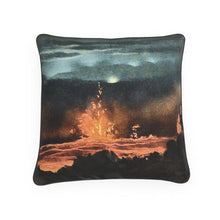 Load image into Gallery viewer, Hawaii Volcano Lava Flow Luxury Pillow