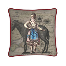 Load image into Gallery viewer, Europe Ukraine Ingrienne Silk Pillow
