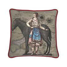 Load image into Gallery viewer, Europe Ukraine Ingrienne Silk Pillow
