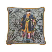 Load image into Gallery viewer, Asia Traditional Chinese Infantryman/Asian Tiger Silk Pillow
