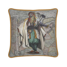 Load image into Gallery viewer, Asia Traditional Lebanese Man/Monkey Silk Pillow
