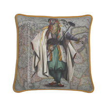 Load image into Gallery viewer, Asia Traditional Lebanese Man/Monkey Silk Pillow
