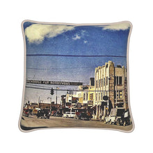 Load image into Gallery viewer, Alaska Anchorage Fur Rondy 1950s Silk Pillow
