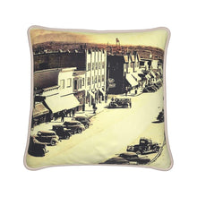 Load image into Gallery viewer, Alaska Anchorage Fourth Avenue Water Tower Silk Pillow
