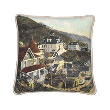 Load image into Gallery viewer, Alaska Ketchikan Looking South 1910 A Silk Pillow
