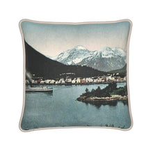 Indlæs billede til gallerivisning Alaska Sitka &amp; Mt Edgecumbe Steamship 1910 Silk Pillow
