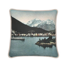 Indlæs billede til gallerivisning Alaska Sitka &amp; Mt Edgecumbe Steamship 1910 Silk Pillow
