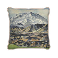 Load image into Gallery viewer, Alaska Denali McKinley Altitude 20,300 Feet Silk Pillow
