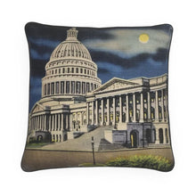 Indlæs billede til gallerivisning Washington DC US Capitol at Night Luxury Pillow
