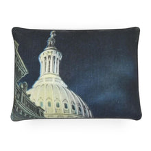 Indlæs billede til gallerivisning Washington DC Night US Capitol Detail Luxury Pillow

