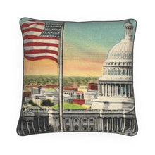 Indlæs billede til gallerivisning Washington DC New View of National Capitol Luxury Pillow
