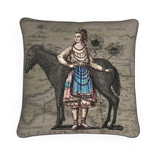 Load image into Gallery viewer, Europe Ukraine Ingrienne Luxury Pillow
