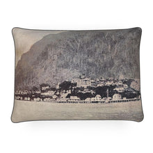 Load image into Gallery viewer, Alaska Juneau Territorial Waterfront Luxury Pillow
