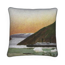 Load image into Gallery viewer, Alaska Juneau Taku Glacier with P.C.S. Co. Excursion Steamer Spokane Luxury Pillow

