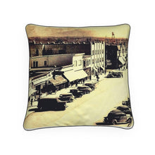 Load image into Gallery viewer, Alaska Anchorage Fourth Avenue Water Tower Luxury Pillow
