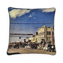 Load image into Gallery viewer, Alaska Anchorage Fur Rondy 1950s Luxury Pillow
