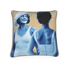 Indlæs billede til gallerivisning Miss Alaska 1922 at Taku Glacier Detail Luxury Pillow
