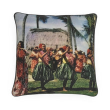 Load image into Gallery viewer, Hawaii Kodak Hula Dancers Luxury Pillow
