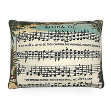 Load image into Gallery viewer, Hawaiiana Aloha Oe Luxury Pillow
