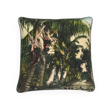 Load image into Gallery viewer, Hawaii Coconut Tree Lined Lane Hawaii Coconut Tree Lined Lane Luxury Pillow
