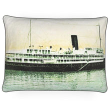 Load image into Gallery viewer, Hawaii Vintage Steamship Luxury Pillow
